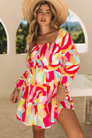 Addison - Colorful Smocked Mini Dress