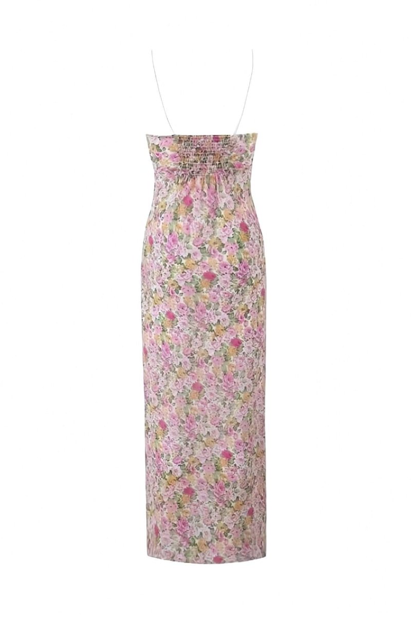 Angelica - Floral Fitted Maxi Dress