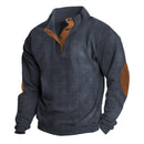 BoldStyle | Men's Ribbed Jackets Navy Blue