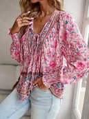 Andrea - Floral Long Sleeve Blouse