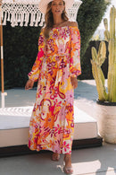 Aurora - Floral Off-Shoulder Maxi Dress