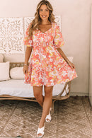 Addison - Vibrant Floral Mini Dress