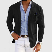 Adrian - Lightweight Slim Fit Blazer Black