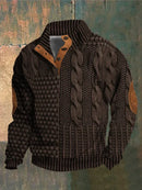 AceStyle - Men's Winter Casual Jacket Brown