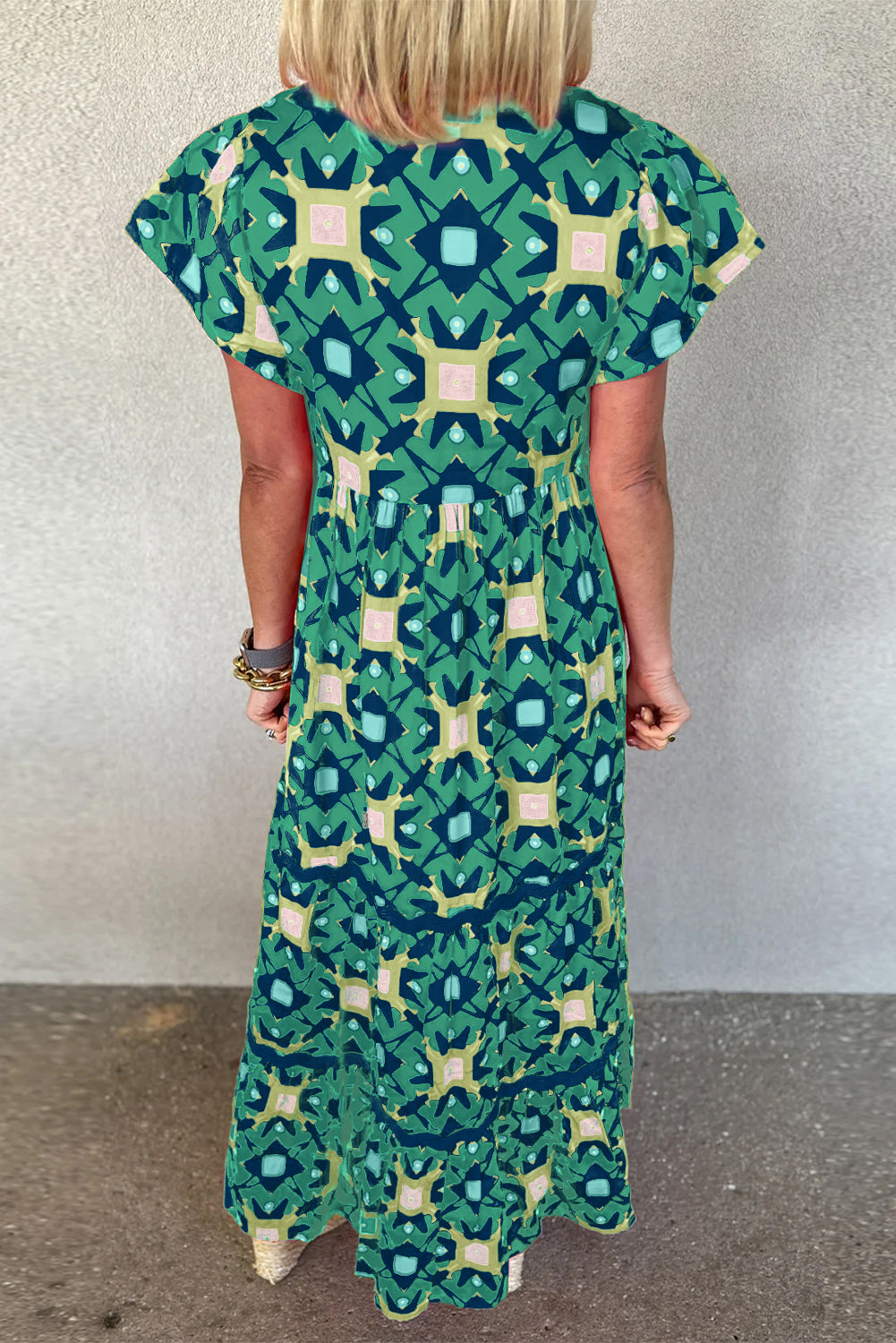 Aurora - Flutter Sleeve Maxi Dress