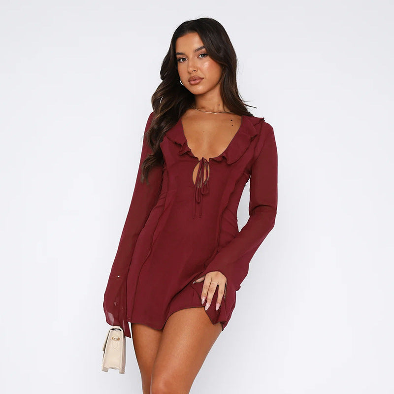 Alice - Long-Sleeve Mini Dress