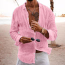 Valor - Cotton Linen Men's Jackets Pink