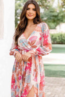 Aurora - Long Sleeve Wrap Maxi Dress