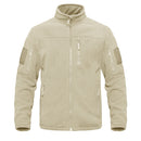 James - Tactical Fleece Bomber Jacket Beige