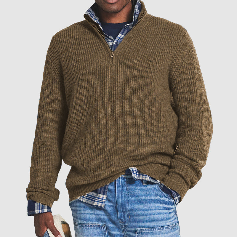 EliteComfort - Men's Premium Sweater Brown