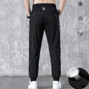 AlphaSport | Breathable & Stretchable Men's Pants Tapered Legs Black