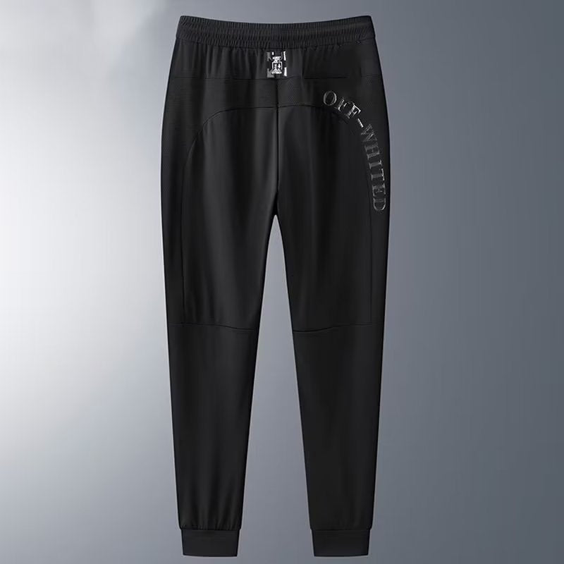 AlphaSport | Breathable & Stretchable Men's Pants Tapered Legs Black