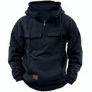 WarmthPro | Men's Winter Hoodie Jacket Black