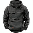 WarmthPro | Men's Winter Hoodie Jacket Gray