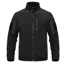 James - Tactical Fleece Bomber Jacket Black