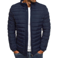 Thomas - Lightweight Quilted Puffer Jacket Navy Blue