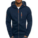 SwiftFit Gear - Men's Hooded Sweatshirt - Men's Hooded Sweatshirt Blue